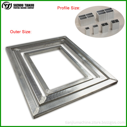 Aluminium frame screen printing